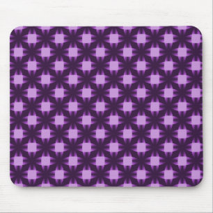 Plum Lila Daring Disks Mousepad