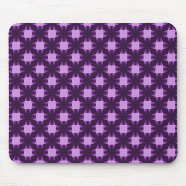 Plum Lila Daring Disks Mousepad (Vorne)