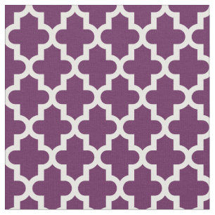 Plum Lila marokkanisch drucken Stoff