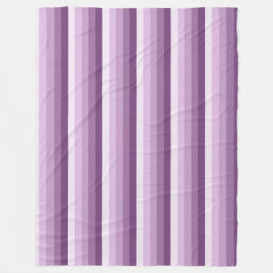Plum lila Schattenstreifen Fleecedecke