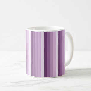 Plum lila Schattenstreifen Kaffeetasse