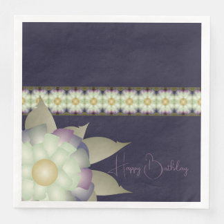 Plum Lila und Mauve Serviette