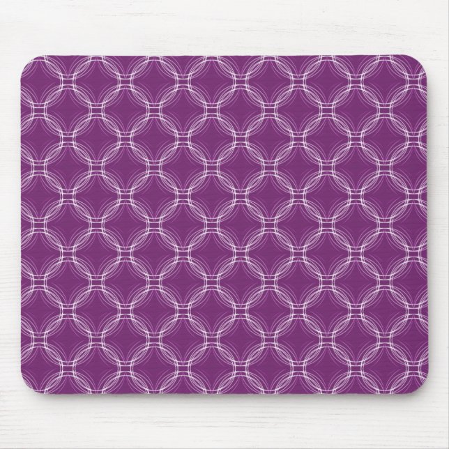 Plum Lila Uptown Elegance Mousepad (Vorne)