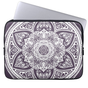 Plum Mandala Laptopschutzhülle