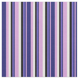 Plum, Mitternachtsblau, Schieferblau, Schwarz und Stoff