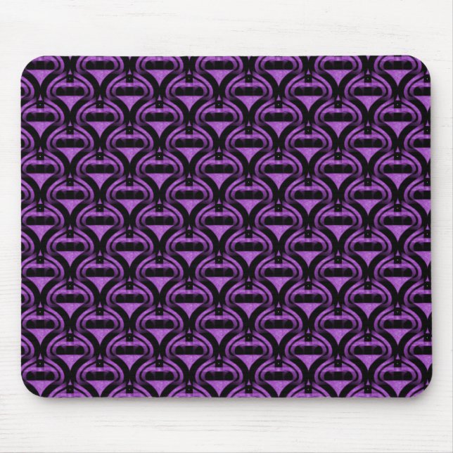 Plum Perfection Retro Cool Mousepad (Vorne)