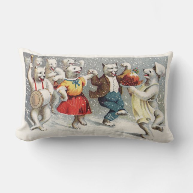 Plum Pudding Jig Lendenkissen (Vorderseite)