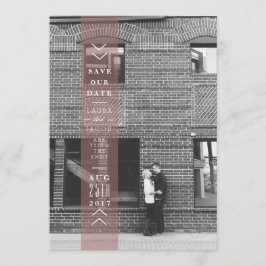 Plum Save the Date Banner | Overlay-Foto