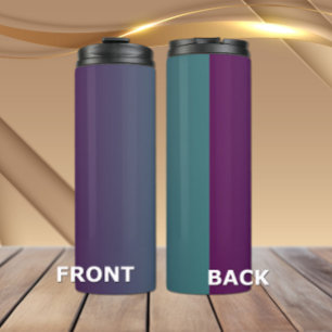 Plum Tranquility - Eleganter Pum Gradient Tumbler Thermosbecher