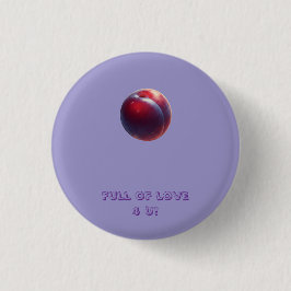 Plum Valentines Button