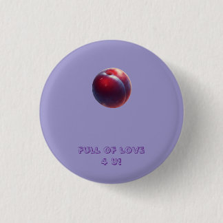 Plum Valentines Button