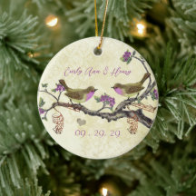 Plum Vintag Bird 1. Foto Weihnachten