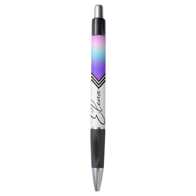 Pluma  multicolor personalizada kugelschreiber (Vorderseite Vertikal)