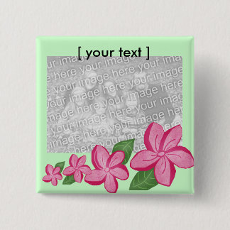 Plumaria Schablonenknopf Button