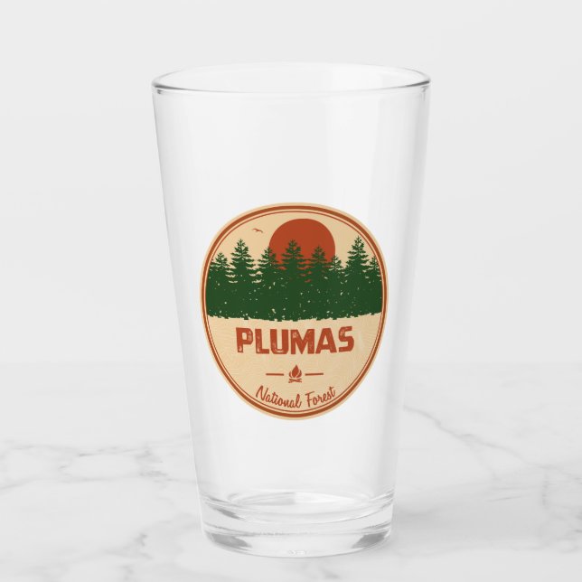 Plumas National Forest Glas (Vorderseite)