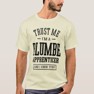 Plumbe Apprenticer Geschenk Funny Job Titel T-Shirt