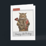 Plumber Cat Funny Birthday Card Karte<br><div class="desc">Mit diesem skurrilen und lustigen Katzendesign den Geburtstag eines jeden Katzenliebhabers stärken!</div>