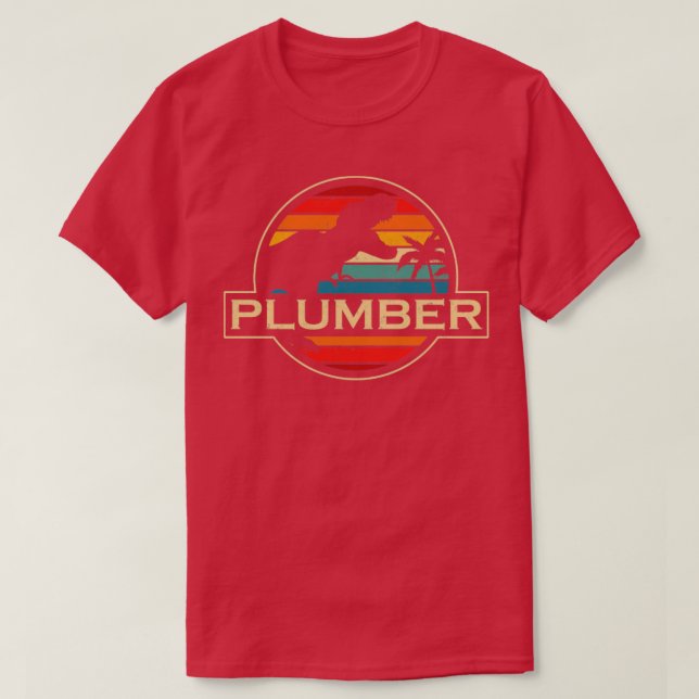 Plumber Dinosaur T-Shirt (Design vorne)