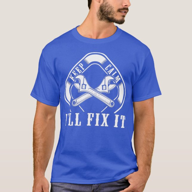 Plumber Funny Uni Plumbing Joke T-Shirt (Vorderseite)