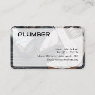 PLUMBER-Visitenkarte bearbeitet Visitenkarte