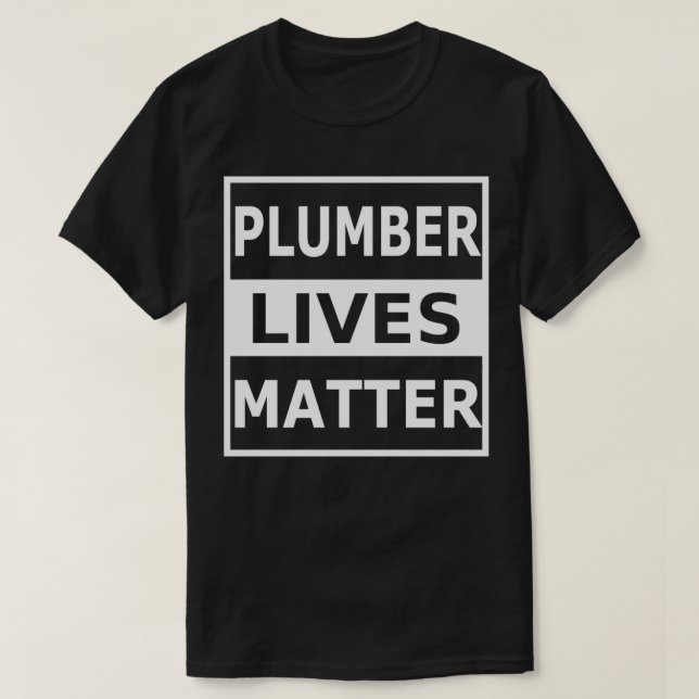 Plumbers Funny T-Shirt (Design vorne)