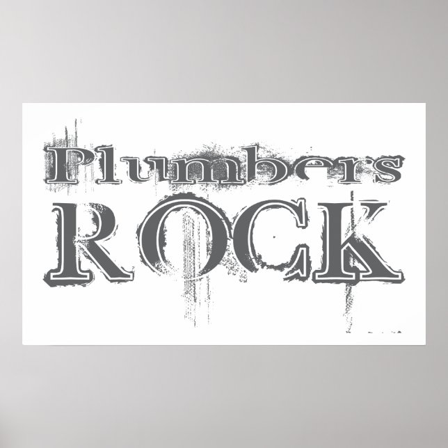 Plumbers Rock Poster (Vorne)