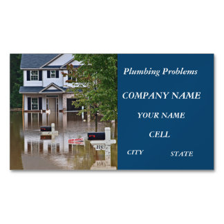 Plumbing Business Card Magnet
