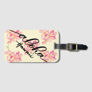 Plumeria Aloha Hawaii Gepäckanhänger