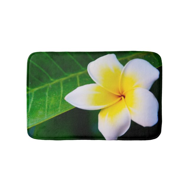 Plumeria Badematte (Vorderseite)