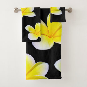 Plumeria Bath Handtuch Set