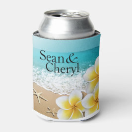 Plumeria Beach Can Cooler Dosenkühler