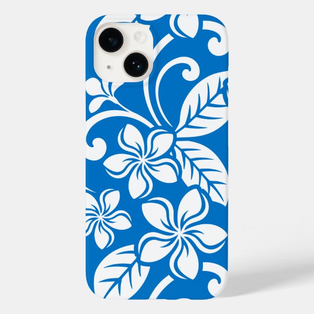 PLUMERIA (BLUE SKY) Case-Mate iPhone HÜLLE (Rückseite)