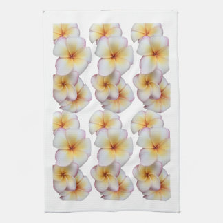 Plumeria blüht geschirrtuch