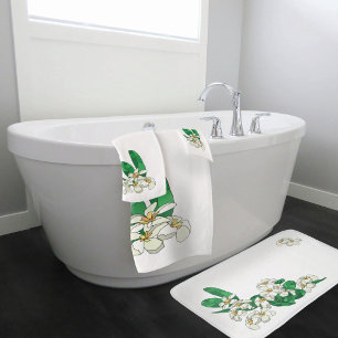 Plumeria Blume Badetuch Set