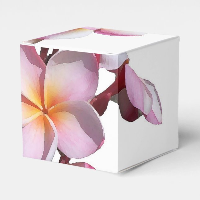Plumeria Blume Gefälligkeitsbox Geschenkschachtel (Vorderseite)