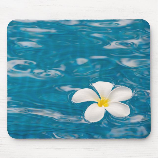 Plumeria Blume Mouse Pad Mousepad (Vorne)