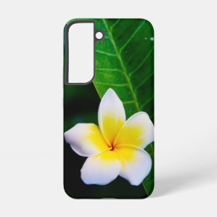 Plumeria-Blumenfotografie Samsung Galaxy Hülle