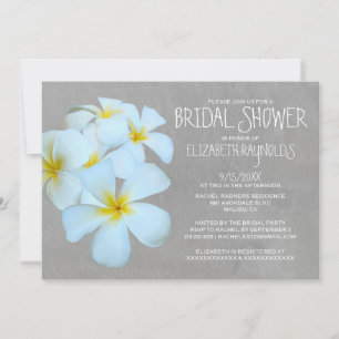 Plumeria Bridal Dusche Einladungen