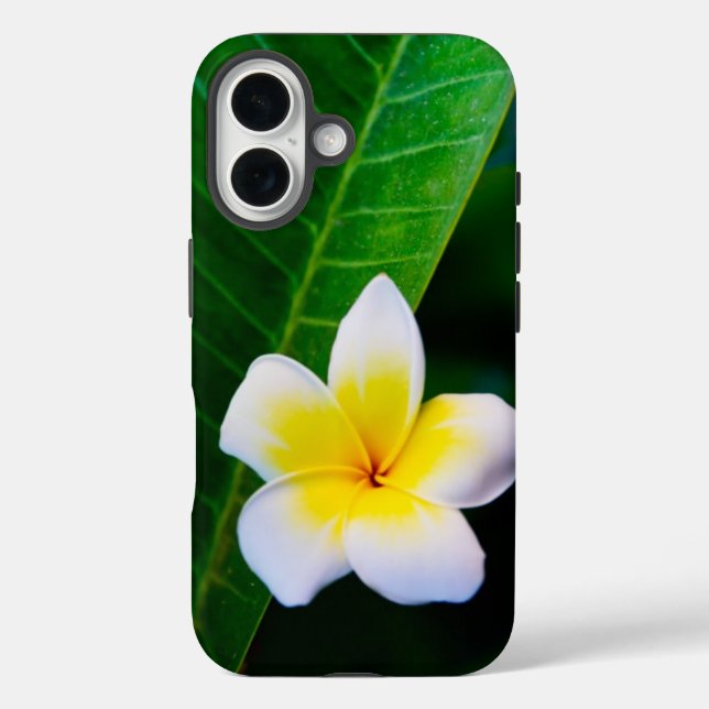 Plumeria Case-Mate iPhone Hülle (Rückseite)