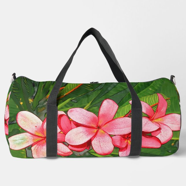 Plumeria Duffle Bag (Vorderseite)