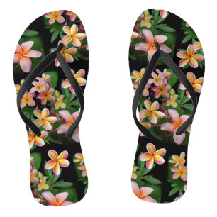 Plumeria Flip Flops