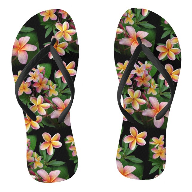 Plumeria Flip Flops (Fußbett)