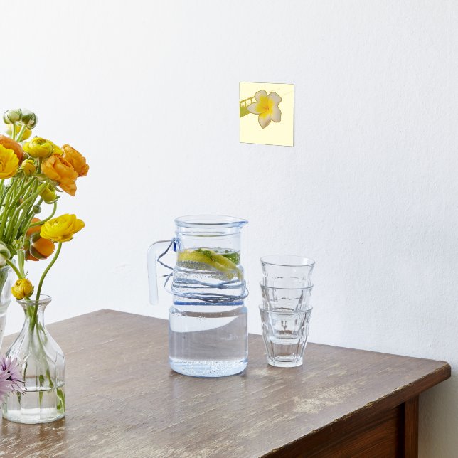 Plumeria Foliendrucke (Ablage(Küche))