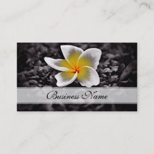 Plumeria Frangipani Hawaii Blumen Visitenkarte