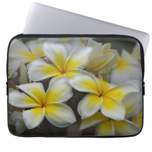 Plumeria, Gelbe Blume Fotografie Laptopschutzhülle