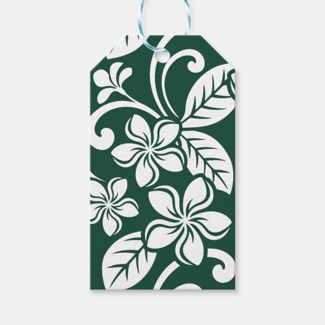 PLUMERIA (GRÜNE WALD) GESCHENKANHÄNGER (Vorderseite)