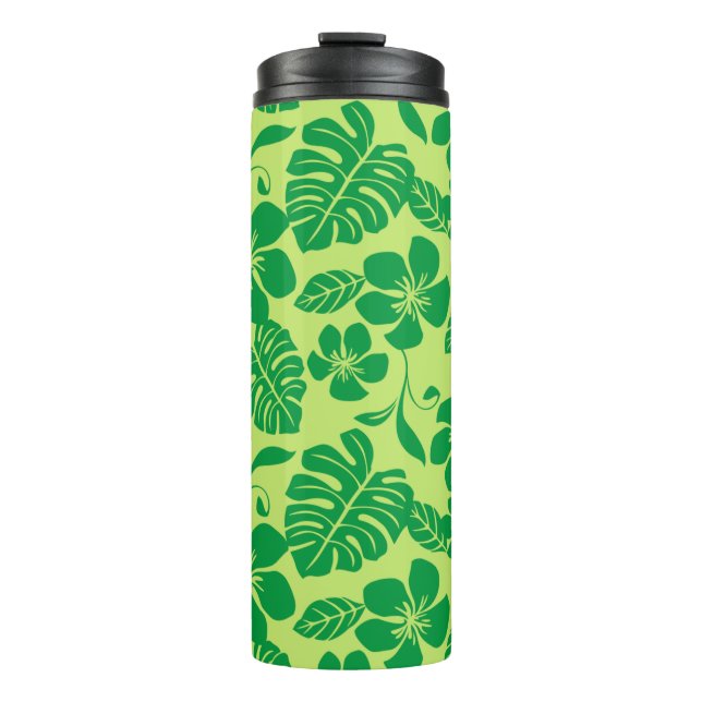 PLUMERIA (GRÜNE x 2) Thermosbecher (Vorderseite)