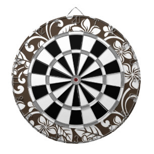 PLUMERIA (KAFFEE BROWN) DARTSCHEIBE