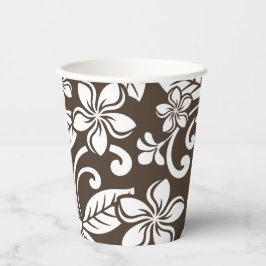 PLUMERIA (KAFFEE BROWN) PAPPBECHER