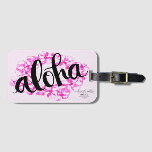 Plumeria Lei Aloha-Gepäckanhänger Gepäckanhänger